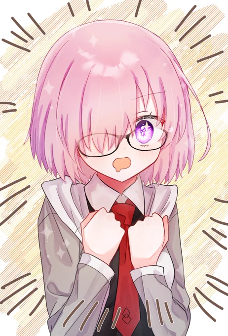 マスターミッションボイスのマシュ 食いしん坊でかわいい #FGO