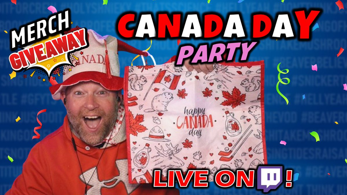 [Stream-iversary Month ] 

🏆 HAPPY CANADA DAY!🏆First Stream of the Month!

| Canada Merch Giveaways | 💖 LIVE NOW 💖 twitch.tv/supermurgantro…  #doitforcrew #supercrew
