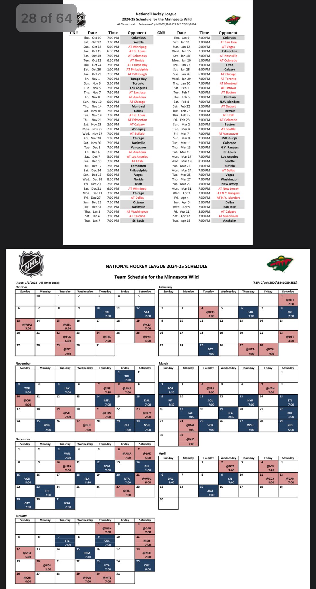 michael-russo-on-x-mnwild-2024-25-schedule-https-t-co-9iixtlyhjw-x