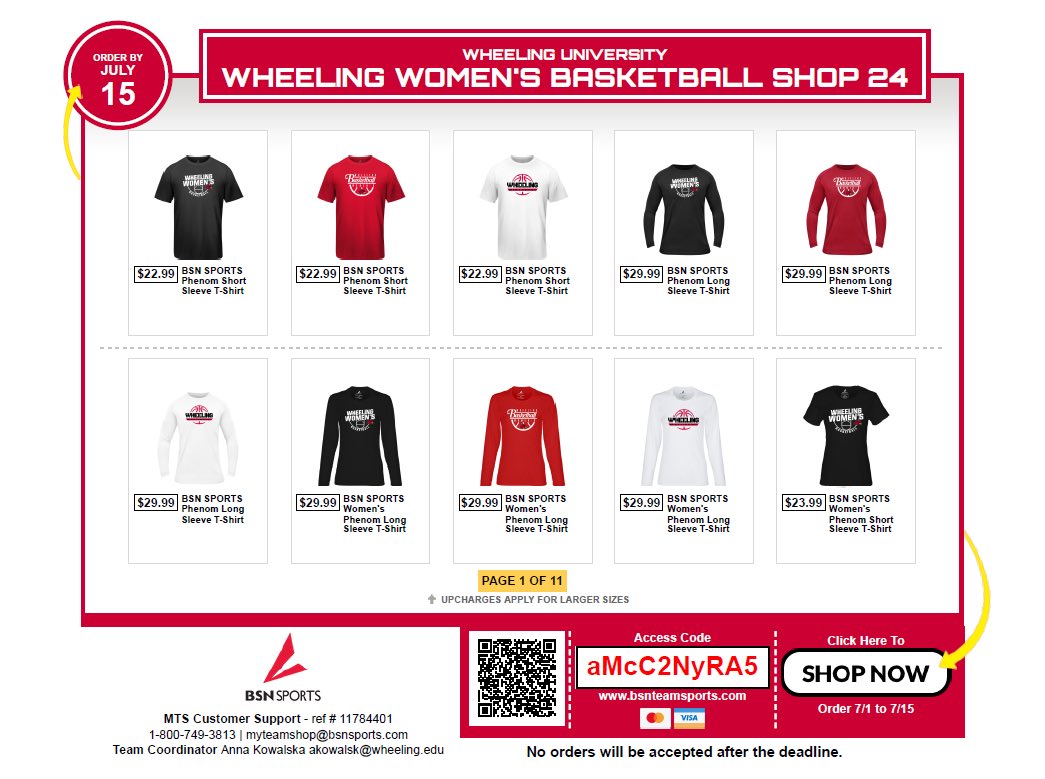 Now is the time to get your favorite Women’s Basketball Cardinals gear! The shop is open until 7/15/2024! #GoCards 

Link:

bsnteamsports.com/shop/aMcC2NyRA5