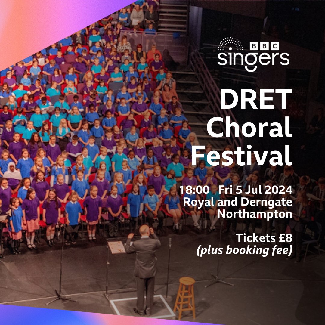 This year’s performance at the David Ross Education Trust Choral Festival combines two of our fave things, working with budding young musicians and Carmina Burana 🤩
 
More info about this amazing festival and tickets available at bbc.co.uk/events/egnqwh 🎟️✨