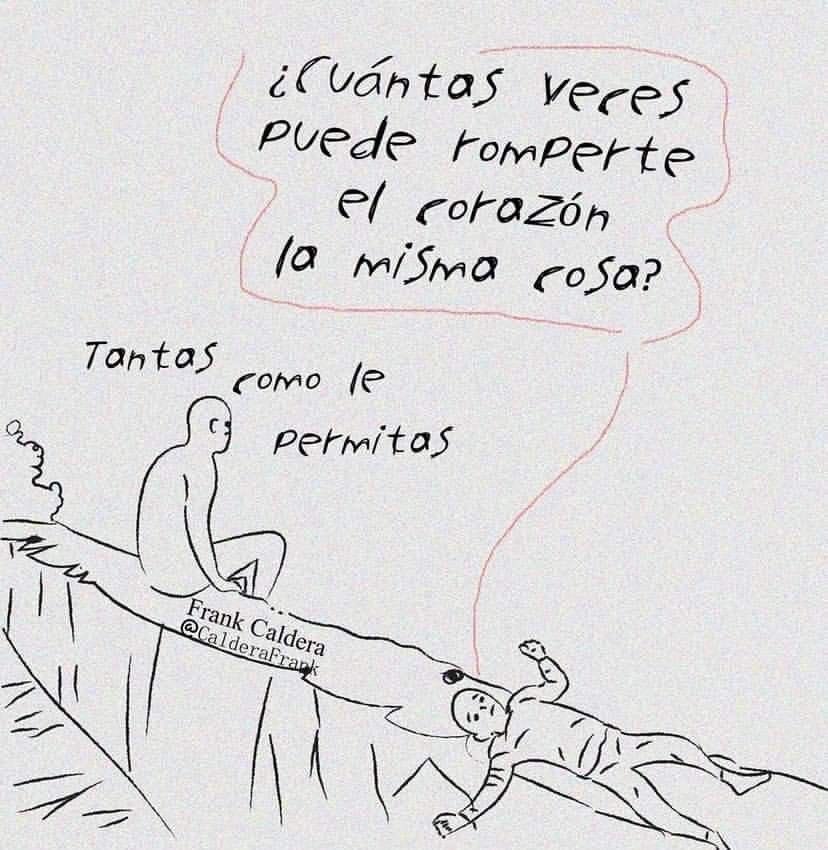 dilocondibujos_'s tweet image. Tantas como le permitas 😕