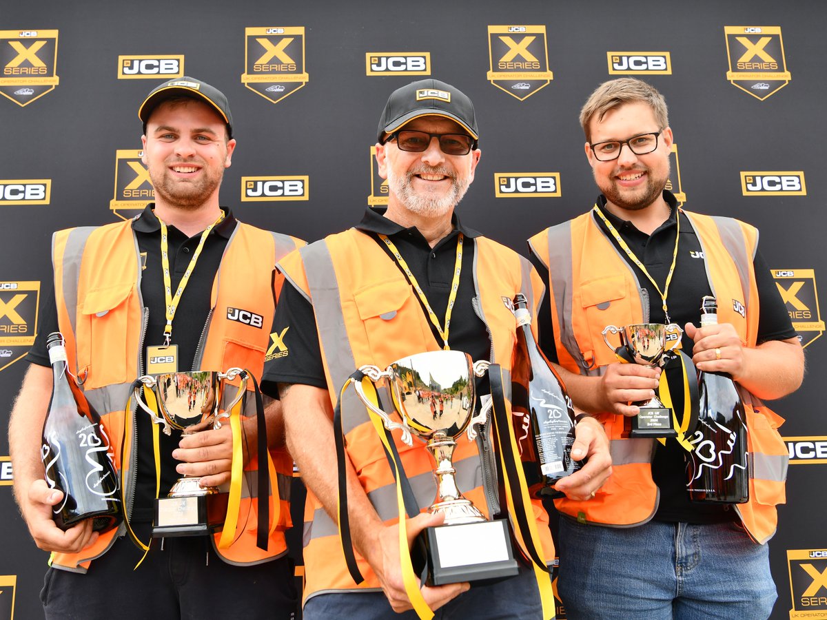 TCHarrisonJCB's tweet photo. Our team had a great day at the final of the JCB Operator Challenge last week.
Our good friend and long-standing customer, Tom Balls, of JC Balls and Sons, finished 3rd overall in a field of 21 other operators.
#JCBmachines #JCB #TCHallenge https://t.co/IhQRsLoamB