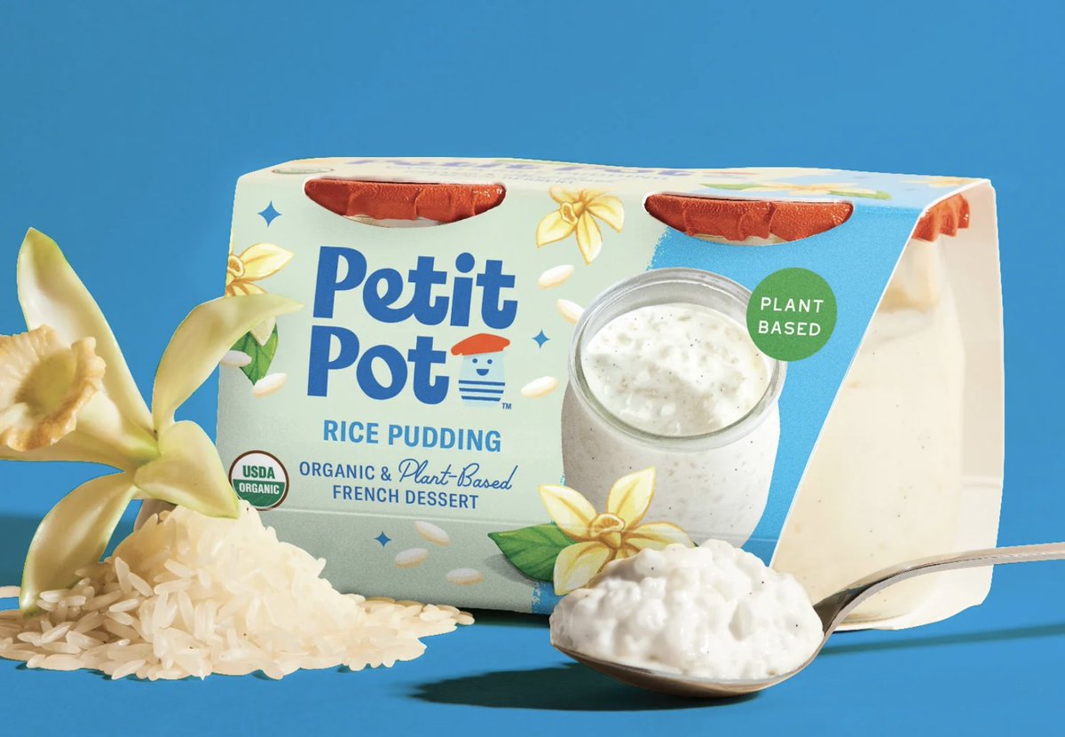 Sweeten your day with #CertifiedVegan Vanilla Rice Pudding by Petit Pot. It contains ZERO animal products and you won't miss the dairy either! It's really creamy and made with pure Madagascar Vanilla. Snag a pack at Whole Foods and Wegmans. Will you try it?