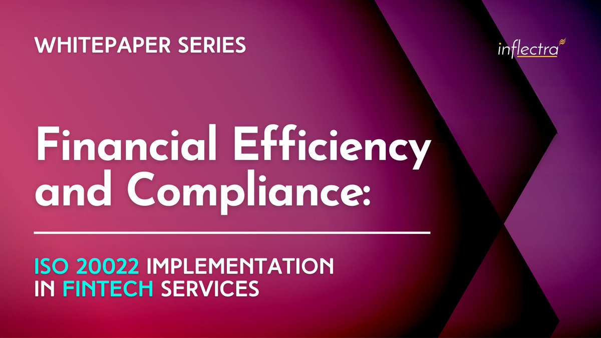 Digital payments are evolving w/ ISO 20022, the new standard for financial messaging. Our whitepaper prepares your FinTech for the 2025 shift: Understand, implement, &amp; smoothly transition👉 ow.ly/rmcZ50SsQh1 #ISO20022 #FinTech #DigitalPayments #Compliance #InflectraInsights