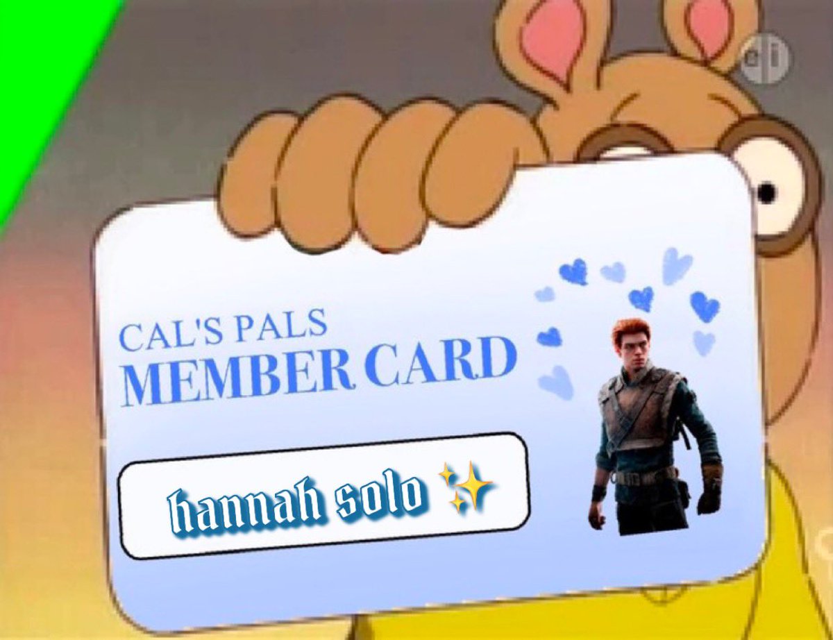 spideygalsolo's tweet photo. FINALLY A CAL KESTIS FAN NAME ✊🏻 #CalsPals https://t.co/cceFsikkmG
