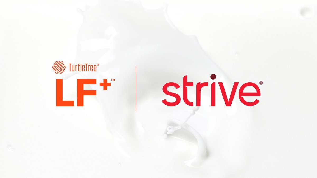 trustedtablets9's tweet image. 🤝 TurtleTree announces a strategic partnership with Strive, a sustainable nutrition company, to expand its consumer product offerings with LF+™ for adult and sports nutrition. A step forward in sustainable health! #TurtleTree #Strive #SustainableNutrition #SportsNutrition