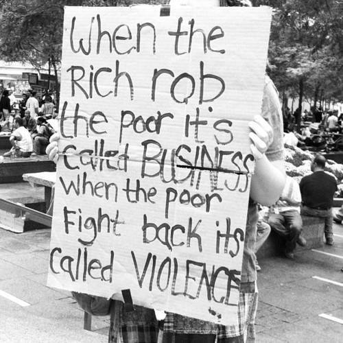 When the rich rob the poor its called business.
When th poor fight back itd called violence.
#GovtShutDown Maandamano, Russia to Kenya, Boniface Mwangi Timba XO, Expressway, Mungiki, Uhuru Kenyatta and #OccupyWestonHotel