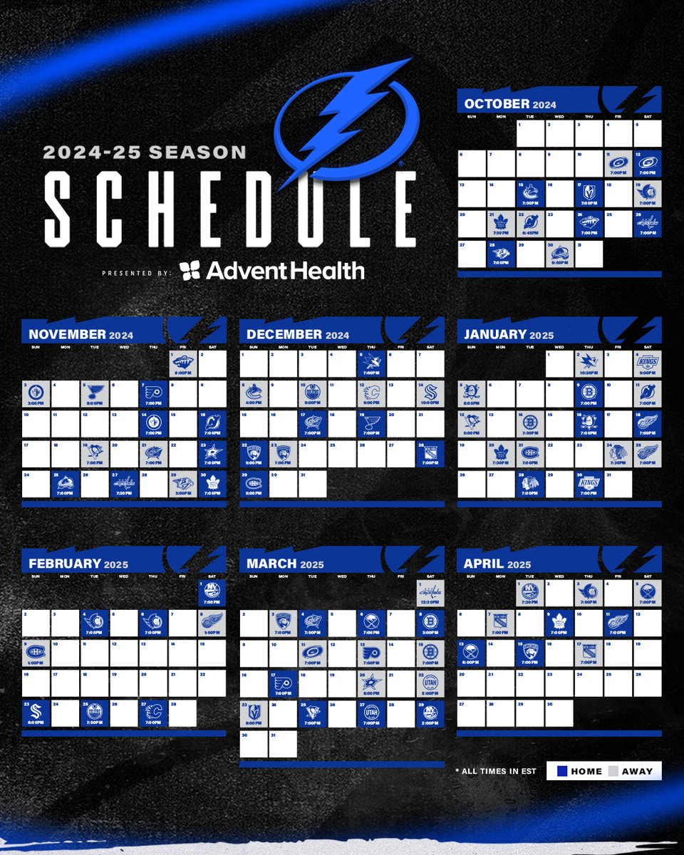Time to make those season plans 🗓️

Info: tbl.co/schedule24-25