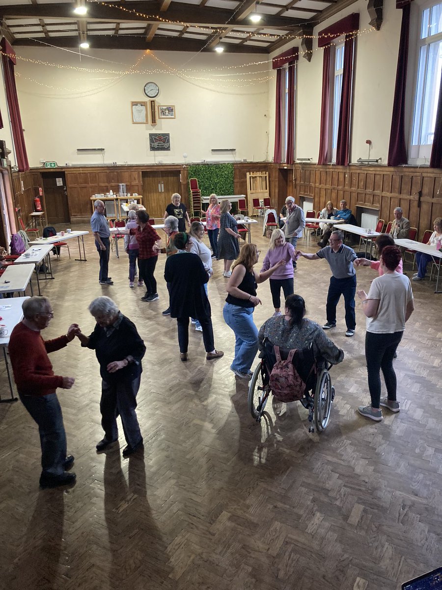 The dementia friendly dances continue to bring much joy fun laughter and exercise to all those attending - hosted by memorial hall Redcar <a href="/DementiaFriends/">Dementia Friends</a> <a href="/MFCFoundation/">MFC Foundation</a> <a href="/Arthaus1989/">Arthaus Gallery</a> <a href="/TeessideMind/">Teesside Mind</a> <a href="/simoncartersing/">Simon Carter</a>