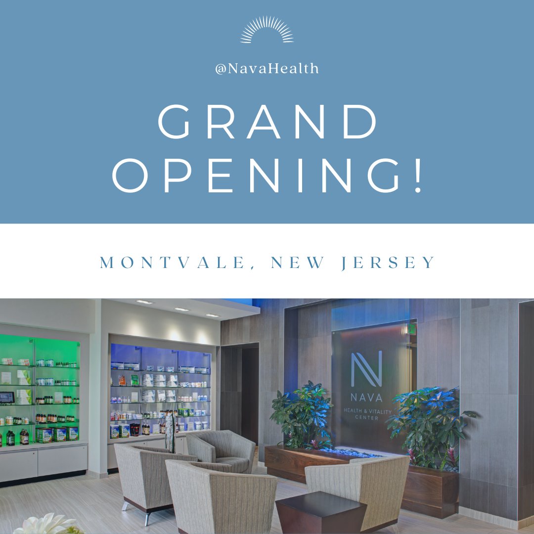 We are thrilled to announce the grand opening of Nava Health's Montvale, New Jersey location! This marks the first of many locations in our exciting northeast expansion, bringing our groundbreaking approach to personalized longevity medicine to more communities.
#longevity