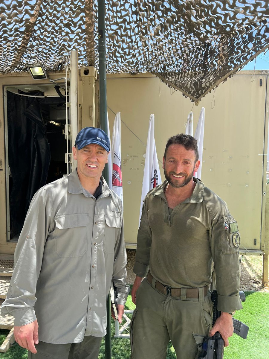 SpencerGuard's tweet photo. My 3rd visit into Gaza since October 7th. Central Gaza, Netzarim Corridor, where the American pier was docked. There is no parallel to understanding a war than visiting it. Meeting division, brigade, battalion commanders in the combat zone. Their challenges, operations, goals. https://t.co/1zBjzqz09f