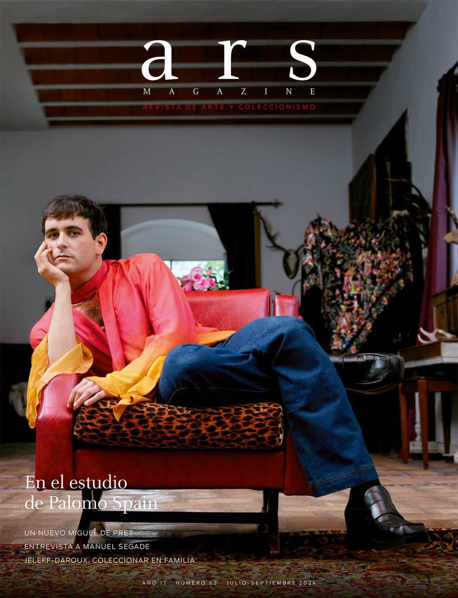 ArsMagazine's tweet photo. ¡¡ARS63 YA ESTÁ AQUÍ!!
Con un portadón de Palomo Spain cortesía de @DavidBlazquez y cargado de novedades sobre Manuel Segade, Miguel de Pret, Martha Jungwirth, Sebastián Martínez Domedel, Josefa de Ayala... #ARS63 #numeronumeroARS
👉https://t.co/HgXk69UbzL https://t.co/OJHnqGTzK4