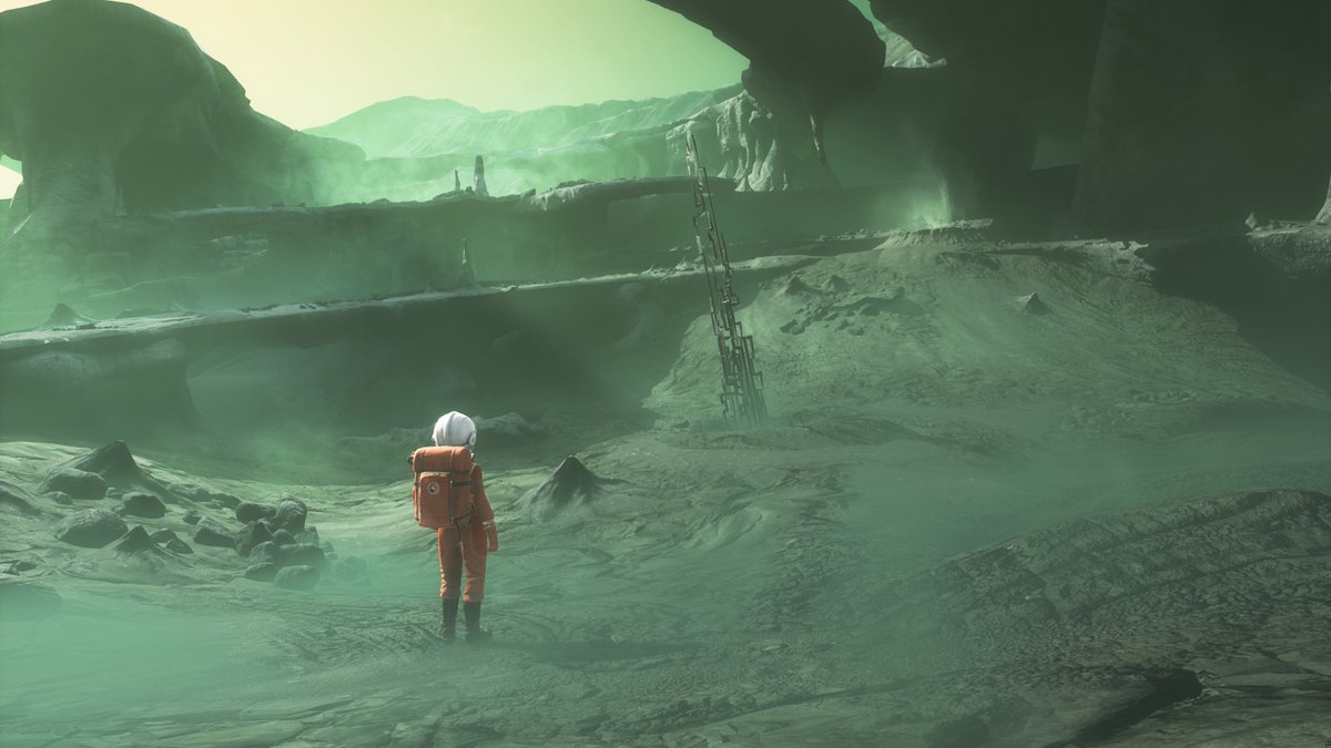 fnir91's tweet photo. Inside the camp, I found Arti, an androbot stuck, and Dr. Krauta in good health but confused inside a tent.   

His notes hint at a nearby dig site where something was discovered. What could it be? I must go there!

@StarwardInd
#TheInvincible #VPRetweet #VGPUnite #VPRT #VP https://t.co/2tjUEqEFsZ
