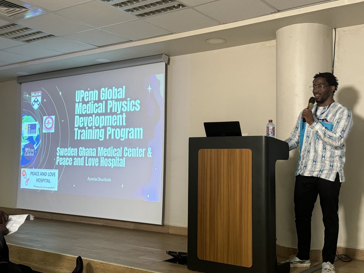 _DrOReilly_'s tweet photo. The first year of the Global #MedPhys Training and Development Program concluded with fantastic presentations by our students on their experiences at 4 medical centers in Ghana at the Global Health Catalyst Summit in Accra. @PennGlobal @UPennCGH https://t.co/FIaFdIRUQZ
