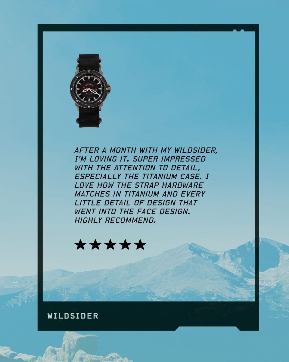 venturianusa's tweet image. Rugged for any condition. As long as one condition, let’s make that two conditions, remain. 1) Get rad. 2) Recap after with friends and a fire when possible. 

#watchlifestyle #wotd #titaniumwatch #watchtime