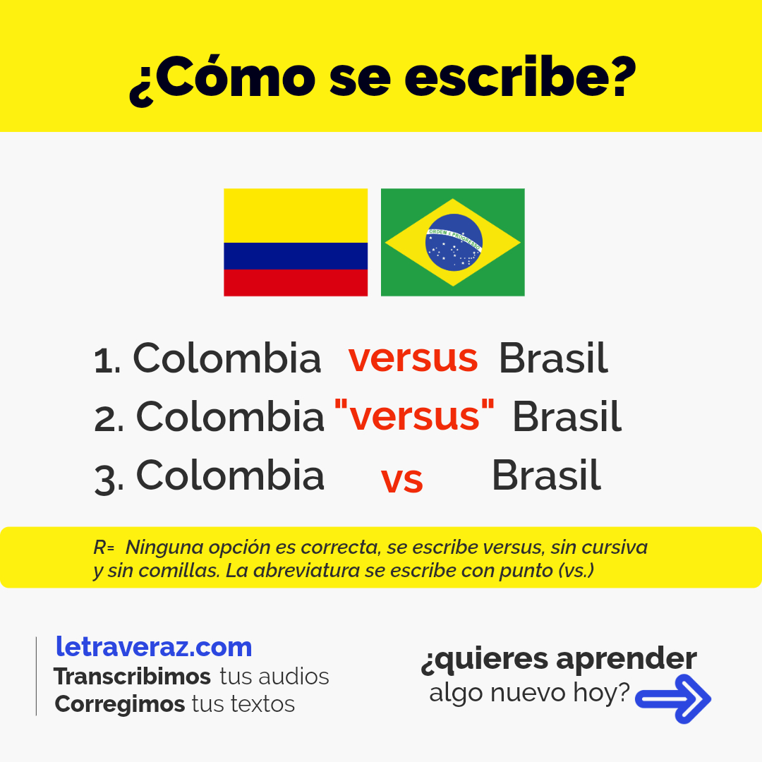 letraveraz's tweet photo. ‼️ En https://t.co/bgTYIUFAM9 somos profesionales en: #CorreciónDeEstilo #CorrecciónOrtotipográfica #TranscripciónDeAudios y #Subtítulos 🎧📝💯
#FelizMartes #Imparables ⚽️ #Colombia 🇨🇴 #Brasil 🇧🇷 #EURO2024 #Panamá🚴‍♀️ #TourDeFrancia #Julio #Bernal #Gaviria 🌪#huracan #beryl https://t.co/CIV9omfyAl