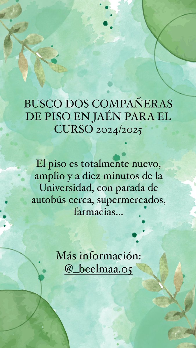 #pisoenjaén #ujaen #universidaddejaén