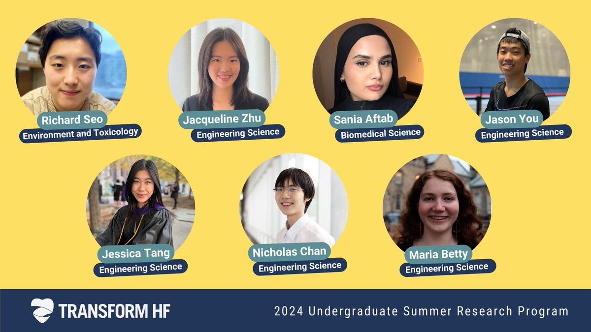 TransformHF's tweet image. 👋 Please join us in giving a warm welcome to our 2024 Undergraduate Summer Research Program students!

This summer, they&apos;re working on a range of projects to help address inequity in #heartfailure care. 

Keep an eye out in the coming weeks to learn more about their research! 👀