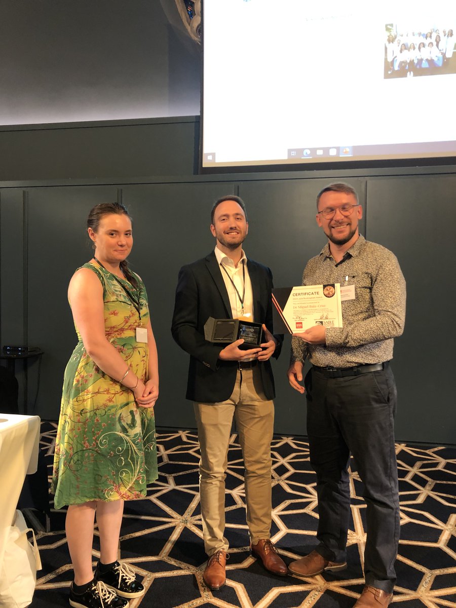 Huge congratulations Dr Miguel Ruiz-Cruz who won the Julia Buckingham Award generously sponsored by <a href="/SableSysEurope/">Sable Systems Europe</a> at British Society for Neuroendocrinology in Aberdeen <a href="/bsneuroendo/">BSN</a>