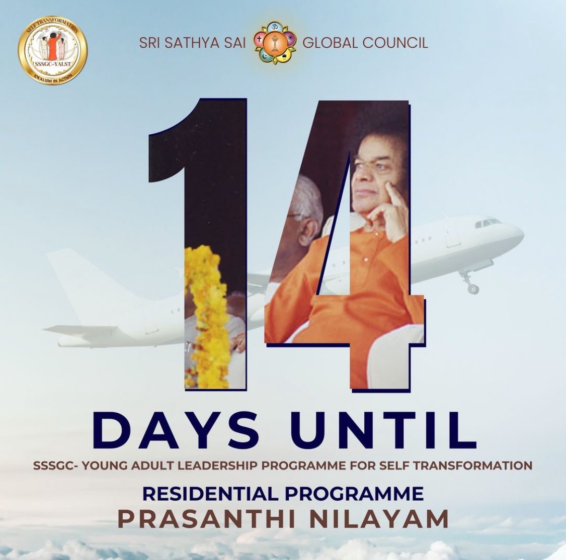 SSSGYAC's tweet photo. The countdown is ON!! 

Wishing our Sai Lions a safe journey to the abode of supreme peace. 😇🙏🏾

#sai99 #sssgyac #gyac2024 #leadershipcourse #youthconference https://t.co/OjKpjcBzGN