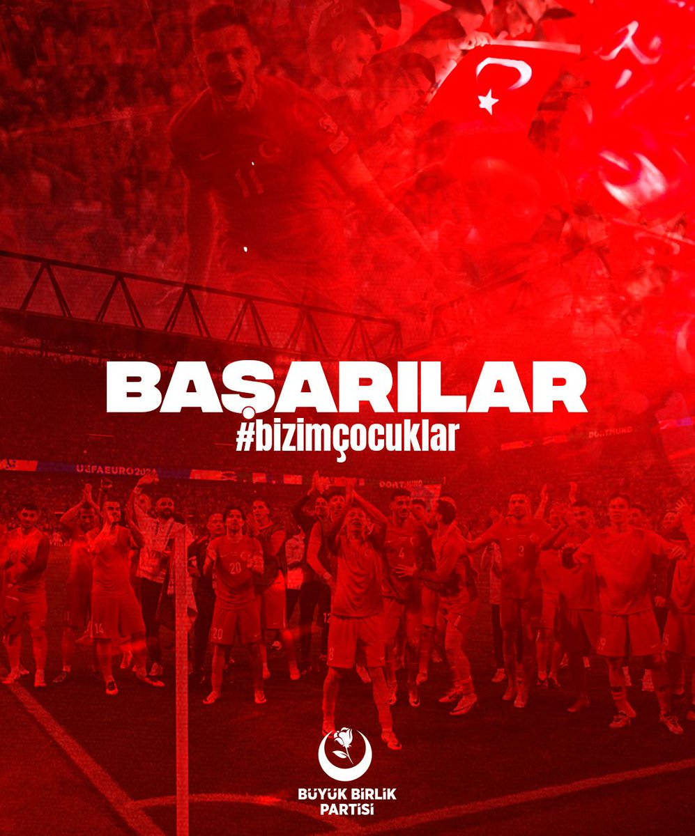 A Milli Futbol Takımımıza bu akşam Avusturya ile oynayacakları son 16 turu karşılaşmasında başarılar diliyoruz. 🇹🇷
#Euro2024