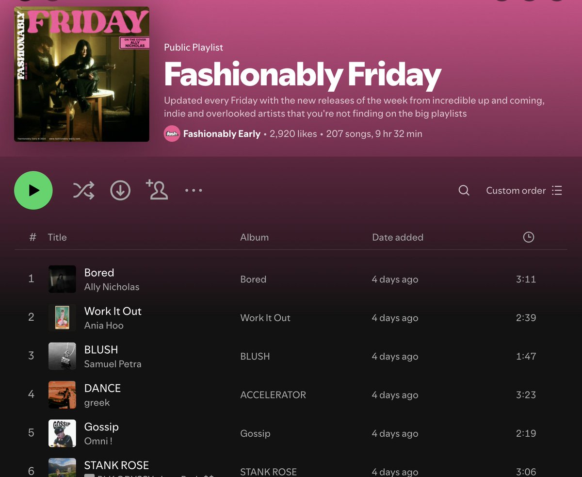 Fashionably Early tweet media