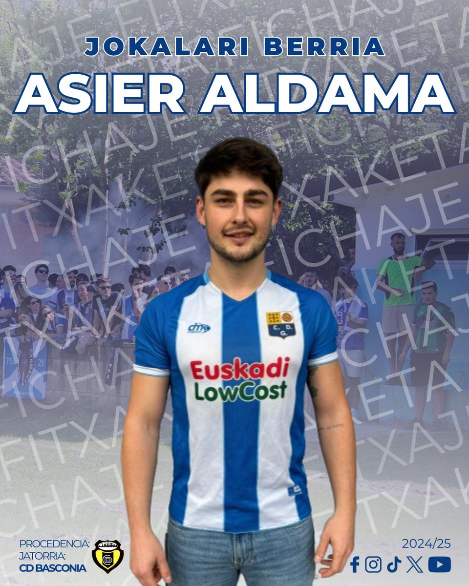 CD_Gordexola's tweet photo. 🆕️ Segunda presentación del martes, nuestro jugador local ✍🏻 Asier Aldama regresa al #Gorde tras su paso por el @cdbasconia donde ha militado las 4 últimas temporadas.
𝗢𝗻𝗴𝗶 𝗲𝘁𝗼𝗿𝗿𝗶 𝘇𝘂𝗿𝗲 𝗲𝘁𝘅𝗲𝗿𝗮!!!💪👏
#JokalariBerria #SomosDeHonor
#AupaGorde
⚪🔵 https://t.co/Qtz9GTiOR4
