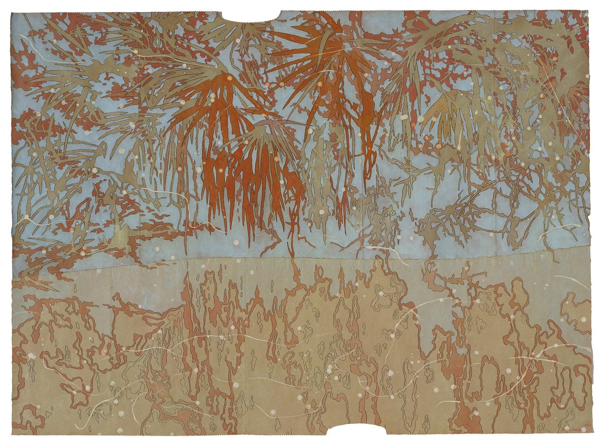 outer_echoes's tweet image. By Maysey Craddock

1. Cloud Azalea
2. Blue Canary Moon
3. The Clay, The Sun, The Falling Stars

#gouachepaintings #earthtones #fallingstars #mysteriesofnature