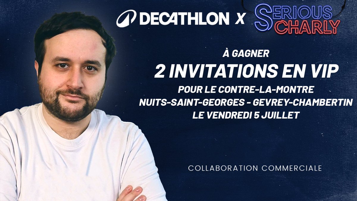 La Bourgogne c'est bien.
le Tour en Bourgogne, c'est mieux.

Du coup, j'ai 2 places en VIP pour la 7e étape à vous faire gagner avec les rois <a href="/Decathlon/">Decathlon</a> 🚲

RT+Follow classique, tirage au sortdemain matin à 9h. 🎁