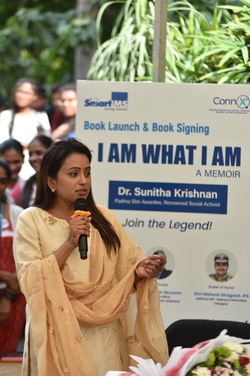 sunita_krishnan's tweet photo. @ItsSumaKanakala @Ravishankertlt Thank you for beautifully navigating the conversation today to kick off my #BookTour organized by #AmarReddy at #SmartIMS #CyberGateway https://t.co/admf8l5qnC