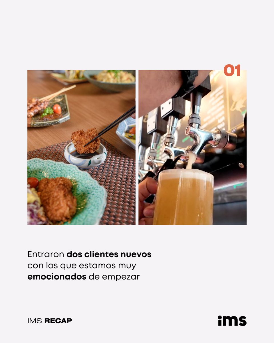 ImpulsoMS's tweet photo. En nuestro #ImpulsoRecap💡, te mostramos lo que impulsamos durante el mes🚀:

Nuevos clientes🥳
Diseño de menú🧋💫
🎥Producción de comercial🎬
Campañas en Meta y Google Ads📊
Moodboards⭐
Estrategia de contenido para @bootcampvvpty 2024👏
Creación de contenido y pitch💡 https://t.co/4Tl5qoHpEi