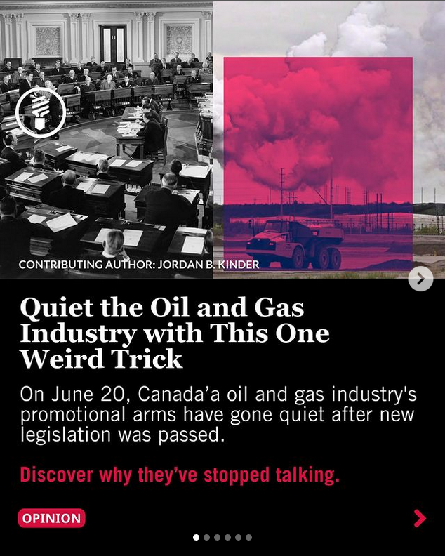 Check out Jordan B. Kinder's (<a href="/LaurierArts/">Faculty of Arts</a>) new piece re: why #Canada's oil industry has stopped talking: energyhumanities.ca/news/quiet-the…. 
#politics #oil #climate. For more #EH updates, check out our growing Instagram account: instagram.com/petrocultures/