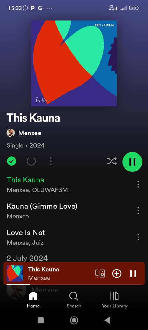 KingMenxee's tweet photo. Here's a great love song to dance to, with your person, at your wedding.

THIS KAUNA - now available on your favourite streaming platforms. Enjoy!
https://t.co/CcDRBm5L97

🎙️ Menxee &amp; @yorubad3mon
#thiskauna #kauna #newmusic https://t.co/FfZBMmnKRI