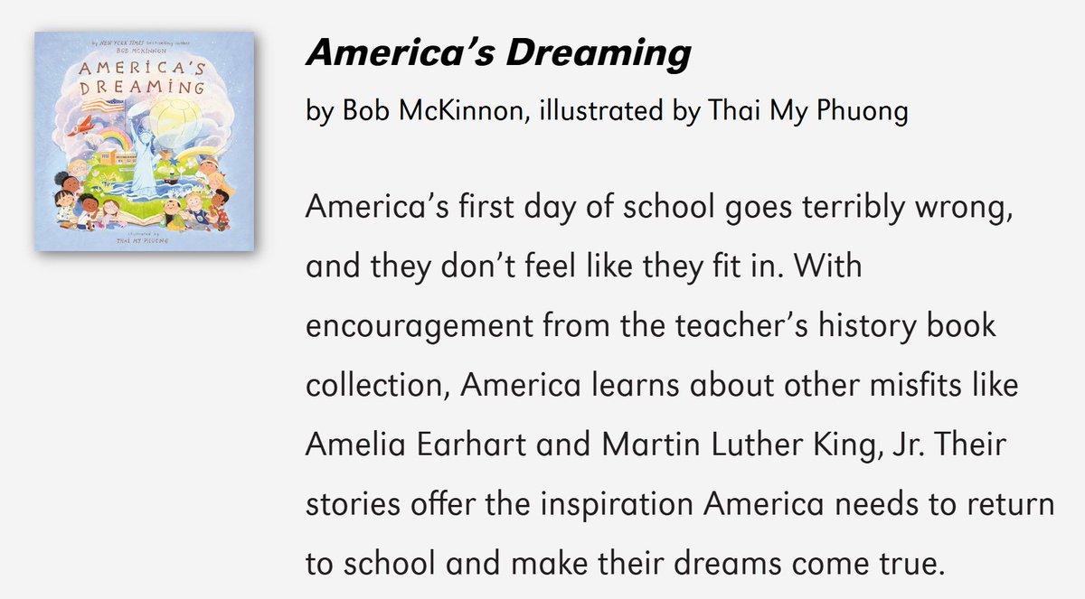East West Literary (@eastwestlit) on Twitter photo BEST NEW CHILDREN'S & YA BOOKS of JUNE via <a href="/ReadBrightly/">Brightly</a> readbrightly.com/best-childrensā¦
AMERICA'S DREAMING <a href="/movingupusa/">Moving Up USA</a> Illus. Thai My Phuong <a href="/WorkshopBooks/">Penguin Workshop</a> #PictureBooks #4thofJuly #BackToSchool2024 #Diversity BEST NEW CHILDREN'S & YA BOOKS of JUNE via <a href="/ReadBrightly/">Brightly</a> readbrightly.com/best-childrensā¦
AMERICA'S DREAMING <a href="/movingupusa/">Moving Up USA</a> Illus. Thai My Phuong <a href="/WorkshopBooks/">Penguin Workshop</a> #PictureBooks #4thofJuly #BackToSchool2024 #Diversity