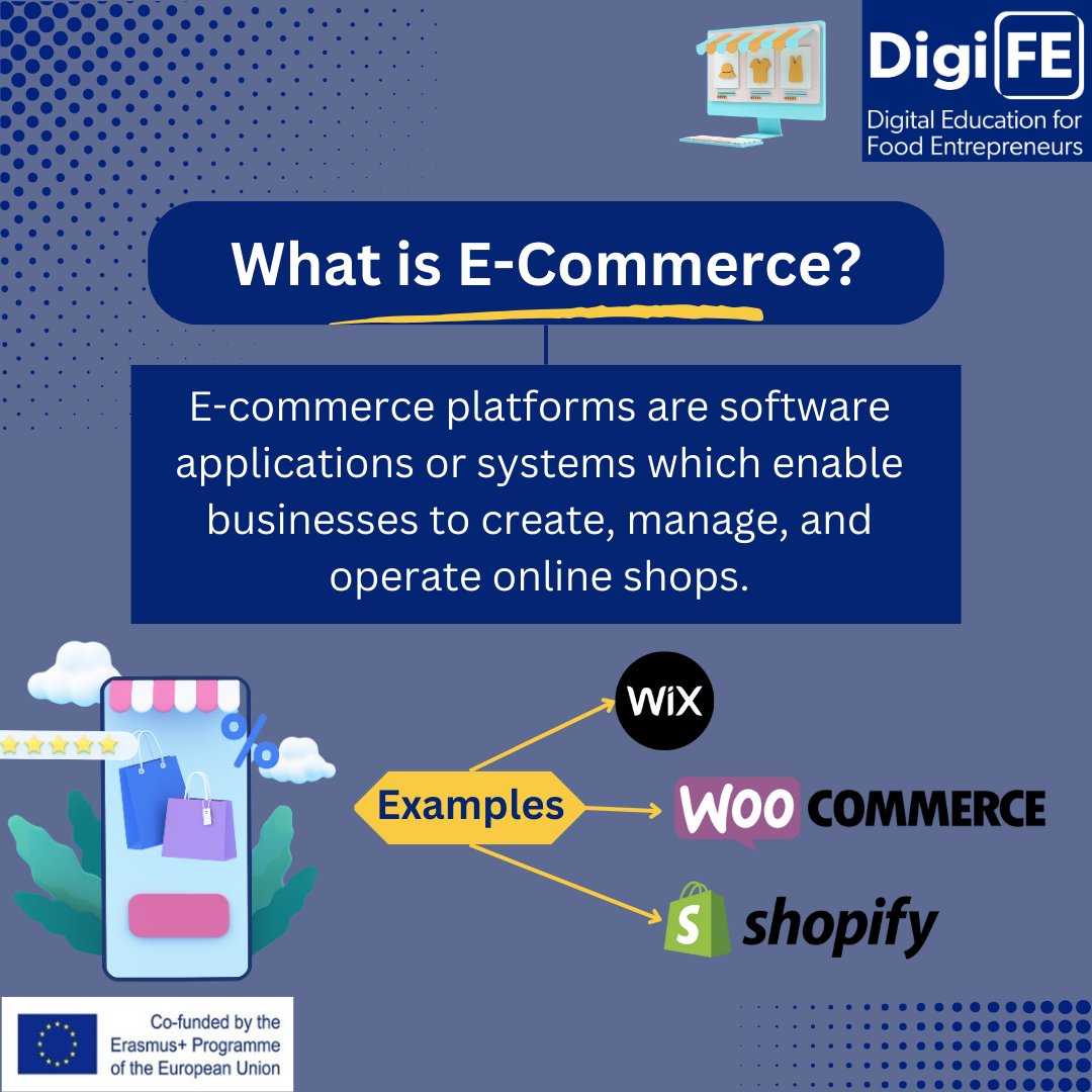 Do you know what e-commerce is? Brush up on your knowledge with the definition above ⬆️ #digiFE