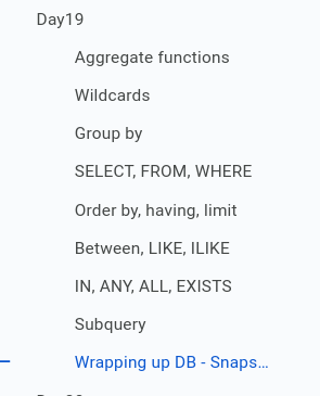suyanshrestha_'s tweet image. #LSPPDay32 #SuyanScripts Today, I wrapped up my relational database learning sessions and integrated into my documentation. The topics I’ve covered today are attached in the screenshot.📷 #60DaysOfLearning2024 #LearningWithLeapfrog #buildinginpublic #buildinpublic