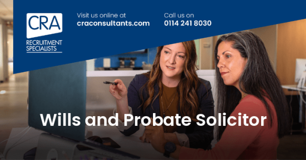 cra_consulting's tweet photo. New Job! Wills and Probate Solicitor. https://t.co/quEmE73a2T