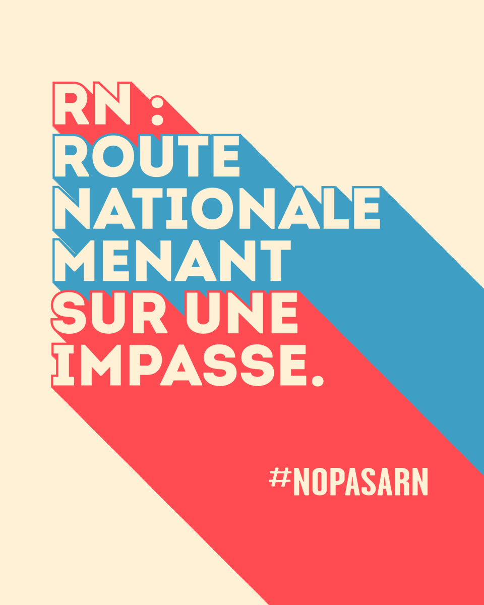 no_pasarn's tweet photo. Ce n’est pas parce qu’une route est fréquentée qu’elle est fréquentable. 

➡ Hashtag #NoPasaRN
➡ Téléchargez, imprimez, partagez : https://t.co/BnYMI0T37e

#RN #France #Legislatives2024 #graphisme #creatifs #frontrepublicain #nouveaufrontpopulaire #affiche https://t.co/SrwyPNdgTH