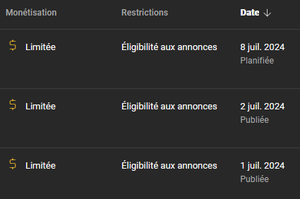 Bellerm3's tweet photo. @TeamYouTube @YouTube @YouTubeCreators Ça fait 3 jours de suite que dès que j'upload une vidéo, Youtube me met automatiquement en Limitée, si il y a quelque chose qui ne va pas j'aimerais LE SAVOIR.

NON, il n'y a rien de choquant dans les vidéos.

Je veux juste une RÉPONSE. https://t.co/0fucwo2Xwe