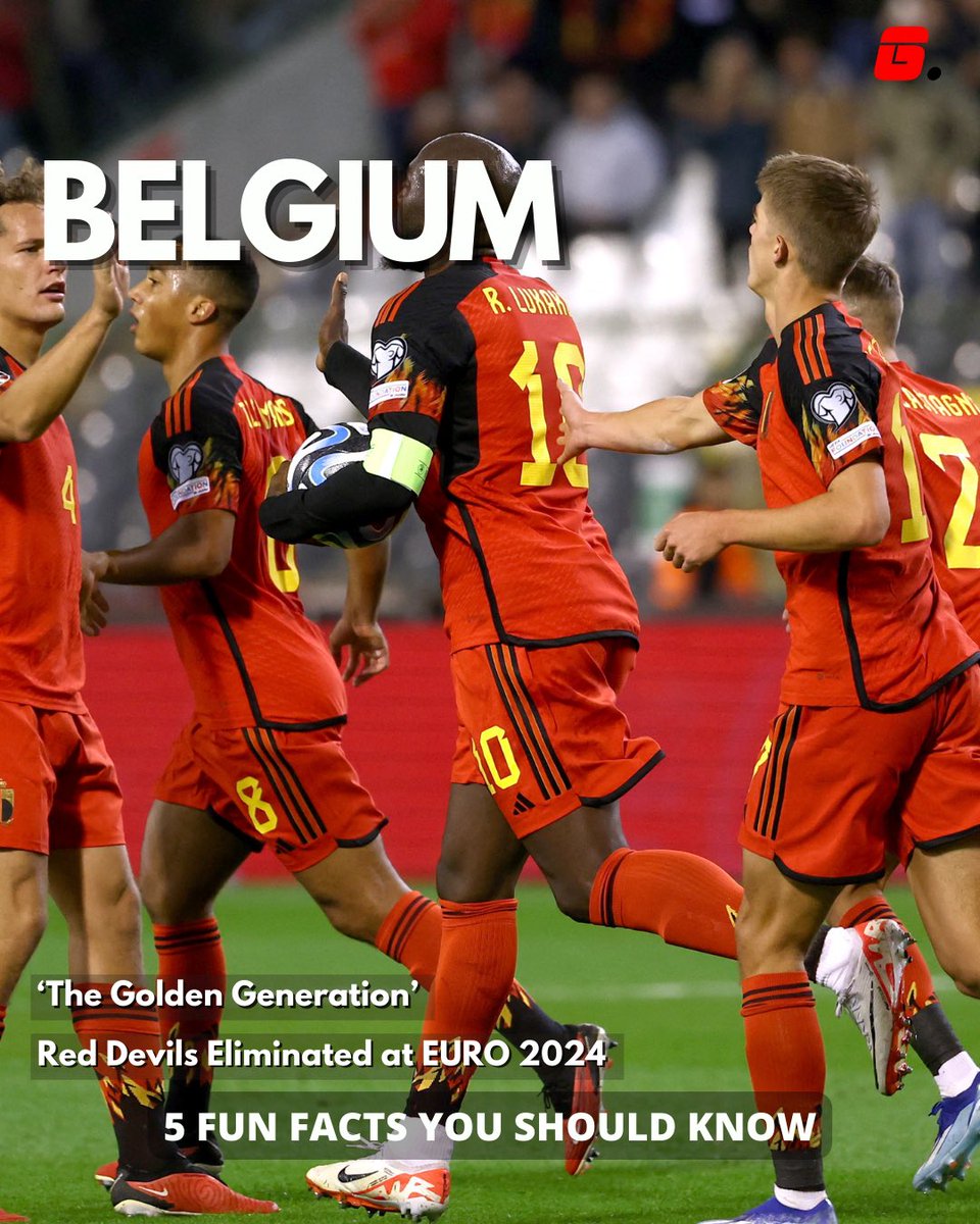 gsportsgh's tweet image. Today’s #funfacttuesday focuses on Belgium’s golden generation who bowed out of #EURO2024 yesterday

Poll 🧵👇🏾

#welovesportsculture 🇬🇭