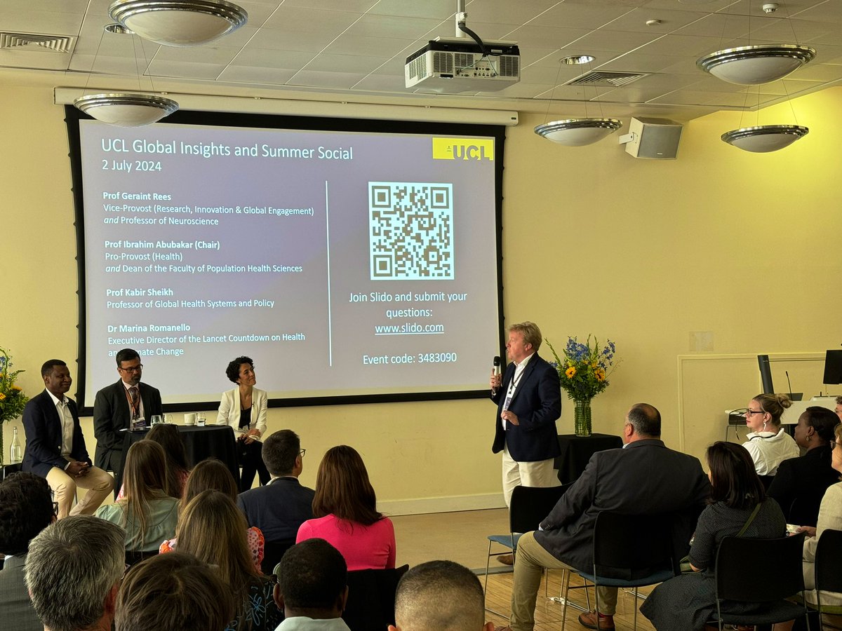 UCL Global Engagement (@ucl_global) on Twitter photo Vice-Provost (Research, Innovation & Global Engagement) <a href="/profgeraintrees/">Geraint Rees</a> stressed the importance of collaboration with policymakers to address health challenges.
"It’s about how we can create a positive impact on the world and the societies around us."
#UCLGlobalInsights Vice-Provost (Research, Innovation & Global Engagement) <a href="/profgeraintrees/">Geraint Rees</a> stressed the importance of collaboration with policymakers to address health challenges.
"It’s about how we can create a positive impact on the world and the societies around us."
#UCLGlobalInsights