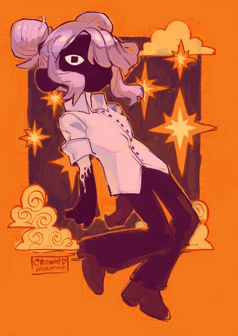 first two artfights for  and @/ProbablySoggyBread on AF 