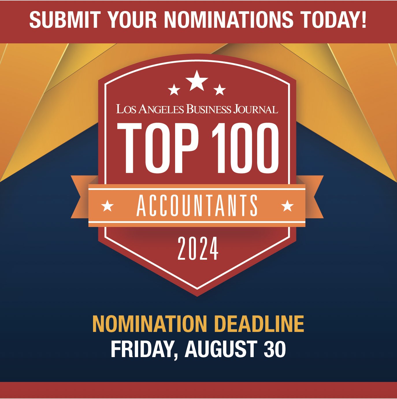 Los Angeles Business Journal on X: &ldquo;NOMINATE A FINANCIAL LEADER 