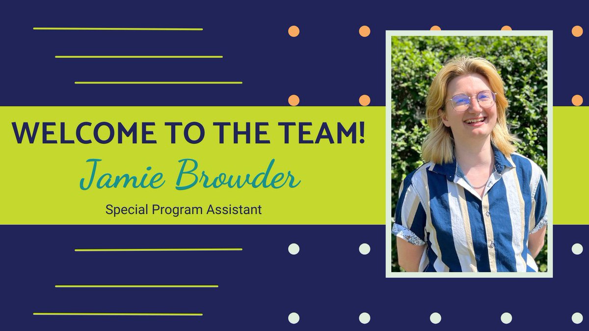 Welcome to the newest member of our Team, Jamie Browder! She's newly onboarded as the Special Program Assistant and will be helping in all areas of operations.

We're excited to have her! Check out her bio on our website: volunteernh.org/about-us/staff…