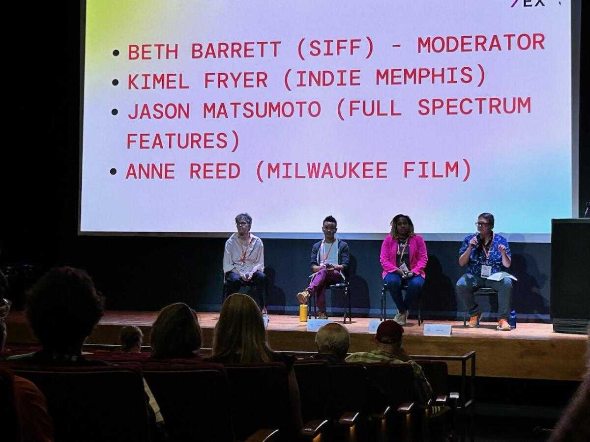 mkefilm's tweet photo. A few lucky members of our team have returned from @ArtHouseConv &amp; @ffalliance IND/EX Chicago and we are so thankful to have had them present at the conference both to represent our non-profit and to bring back priceless film industry insights.
#industryknowledge https://t.co/CkbylUkOYj