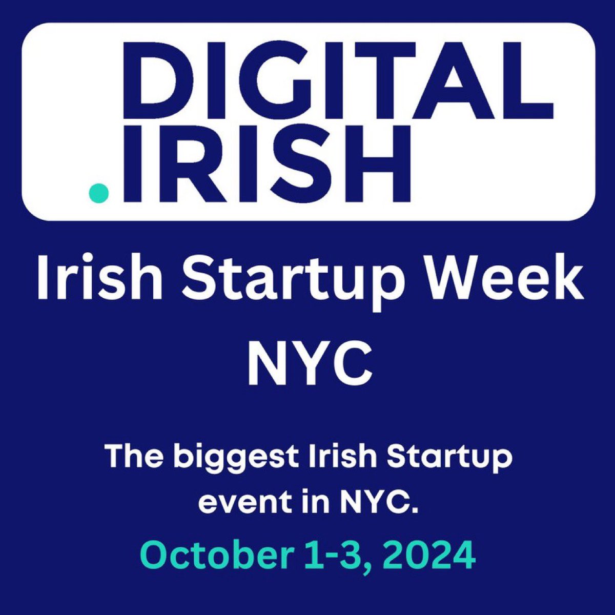 genemurphy's tweet photo. 🚨IRISH STARTUPS ALERT 🚨

It’s the last day to apply to the @digitalirish Irish Startup Week New York 😮

Taking place October 1st - 3rd ISW brings together Irish startups with ambition to scale in the U.S., Irish expats and Irish-American tech leaders, VCs and angel investors and ecosystem leaders. 

Get your questions answered and your application in at the link below!

https://t.co/XnUsXKxEwq