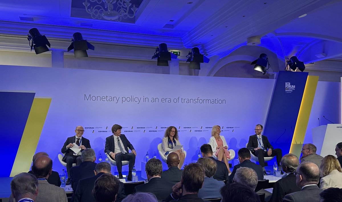 Isabel Schnabel 🇪🇺🇺🇦 (@isabel_schnabel) on Twitter photo On the second day of the #ECBforum at #Sintra, I chaired a fascinating panel on „Geopolitical shocks and inflation“ with <a href="/IacoIacoviel/">Matteo Iacoviello</a>, <a href="/MSchularick/">Moritz Schularick</a>, <a href="/BJavorcik/">Beata Javorcik</a> and Jan Hatzius. 1/4 On the second day of the #ECBforum at #Sintra, I chaired a fascinating panel on „Geopolitical shocks and inflation“ with <a href="/IacoIacoviel/">Matteo Iacoviello</a>, <a href="/MSchularick/">Moritz Schularick</a>, <a href="/BJavorcik/">Beata Javorcik</a> and Jan Hatzius. 1/4