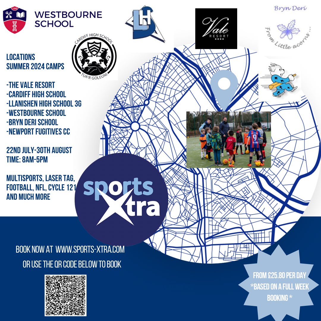 SportsXtraSW's tweet image. ☀️Sports Xtra Summer Camp Venues☀️
Due to the huge success of our 2023 Summer Camps, we are delighted to be able to offer some additional venues for Summer 2024 !!!
Book now using the Summer Camps link below:
campscui.active.com/orgs/SportsXtr…