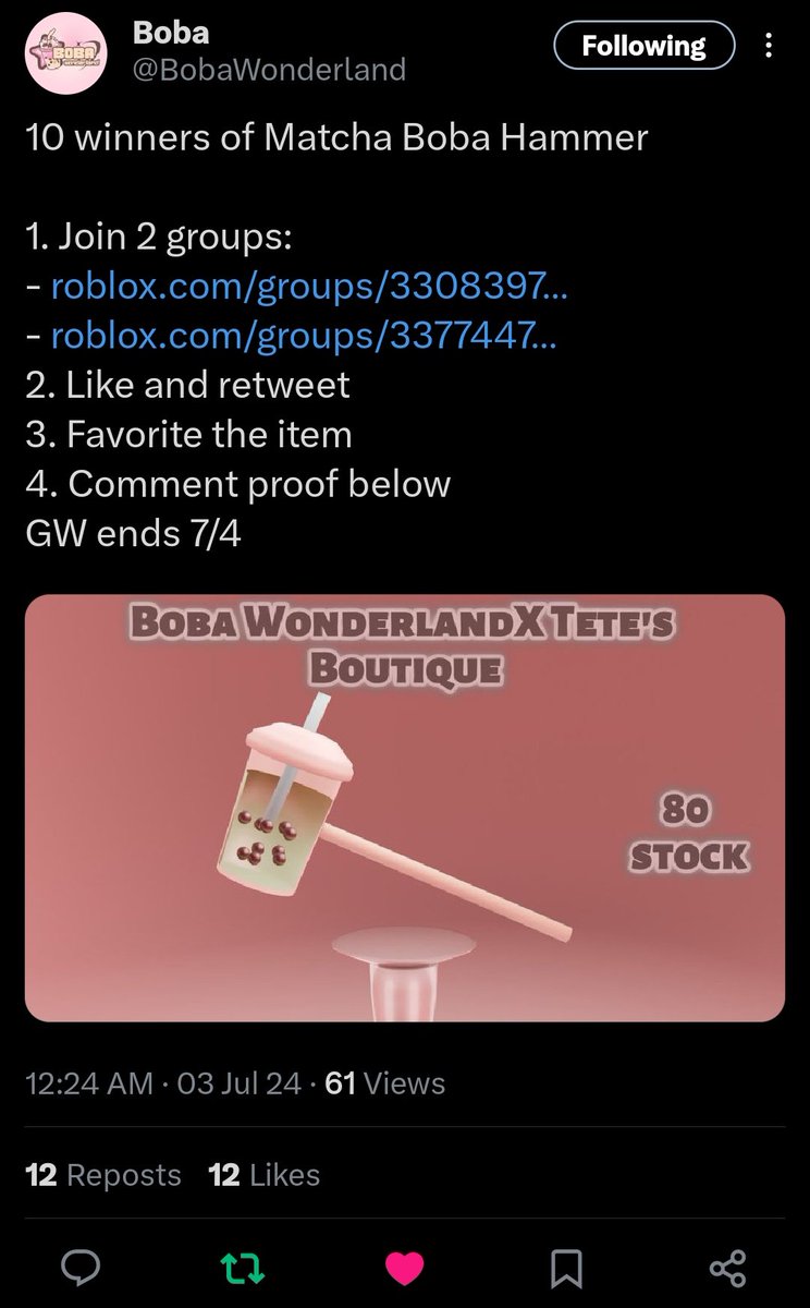 GadoAmor's tweet photo. @BobaWonderland Amr here💕💕
hope i be winner gl everybody 😍 https://t.co/xWGWlNTtFU